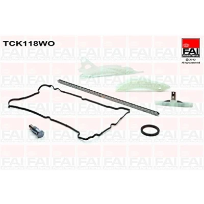 Abbildung von FAI AutoParts TCK118WO Steuerkettensatz mit Dichtungen, ohne Zahnräder Simplex, Bolzenkette PEUGEOT: 207 CC, Schrägheck, 308 I Schrägheck