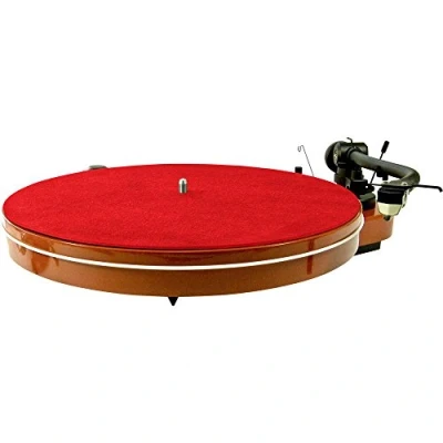 Abbildung von Analogis Mate Six Rot Plattentellerauflage Plattenspieler