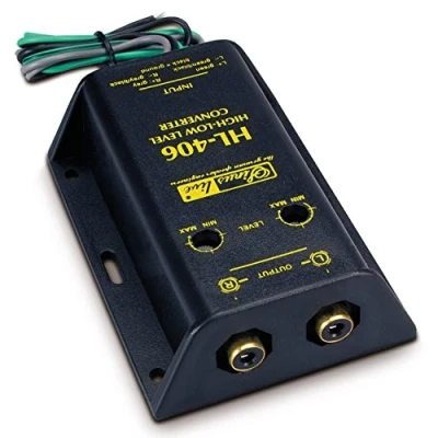 Abbildung von Sinuslive High/Low Level Converter Lautsprecherkabel auf Cinch