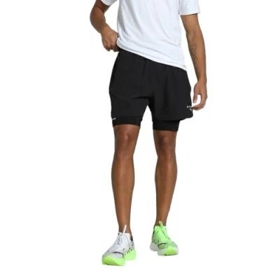 Abbildung von Puma Hyrox Training Short kurze Sporthose, Herren, Größe: Large, Black