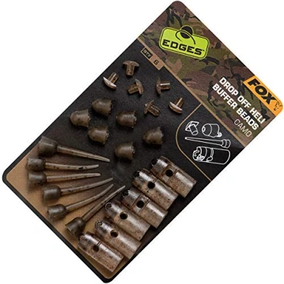 Abbildung von Fox Edges Camo Drop Off Heli Buffer Bead Kit Karpfen Vorfachmaterial