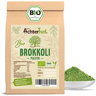 Abbildung von Brokkoli Pulver BIO (500g) aus deutschem Anbau schonend vermahlen vom Achterhof