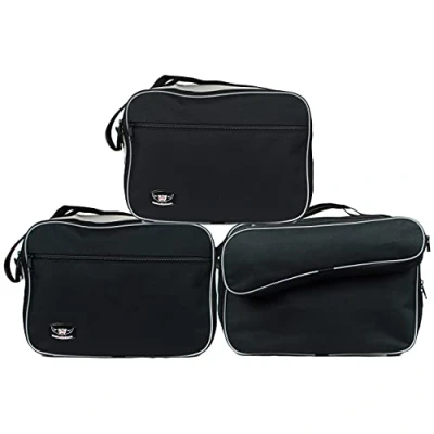 Abbildung von Motorrad Koffer Innentaschen kompatibel mit BMW Vario F750GS F850GS R1200GS (2013 WEITER ) R1250GS Zubehör für Motorradtour Reise Gepäck Taschen Kleidung I Motorradtaschen Seitenkoffer