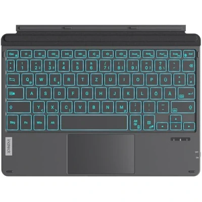 Abbildung von Inateck Tastatur für Surface Go 1&amp;2&amp;3&amp;4, 7 Farben beleuchtung, mit Touchpad Tablet