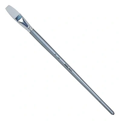 Abbildung von Liquitex 6923012 Basics Pinsel, Synthetikpinsel für Acrylfarben, langlebig, robust und formstabil Flachpinsel Nr. 12