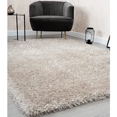 Abbildung von Mia&#039;s Teppiche Fiona Teppich Wohnzimmer, Schlafzimmer Beige 160x230 cm Hochflor 80123 70