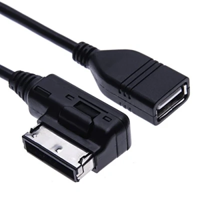 Abbildung von AMI MDI USB Music Interface MP3 Adapter Audio Anschluss Kabel Kompatibel mit Audi A3, A4, S4, S5, A6, S6, A8, S8, Q3, All Road, TT, R8, VW Jetta, Golf, Passat, Tiguan, Touareg, Skoda