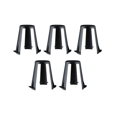 Abbildung von Paulmann 92400 Zubehör Abstandshalter für Einbauleuchten 5er Set 62 90mm Schwarz Kunststoff