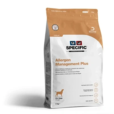 Abbildung von DECHRA Veterinary Products SPECIFIC CΩD HY Allergen Management Plus Hypoallergenes Hundefutter mit hydrolisiertem Lachs Trockenfutter für Hunde Omega 3 Glutenfrei Alle Altersklassen 2kg