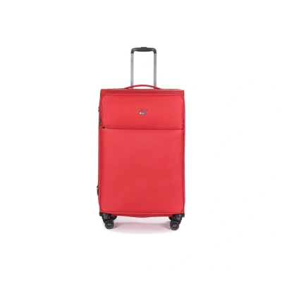 Abbildung von Stratic Light+ Koffer M red mit 4 Rollen Weichgepäck