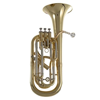 Abbildung von Roy Benson Bb Bariton BH 302 (Hochpräzise 12,8 13,5 mm Bohrung, Ø 21 cm Messing Schallbecher, 4 ventilig, 3 Top, 1 Side Action, in einem leichtgewichtigen, transportfreundlichen Formetui)