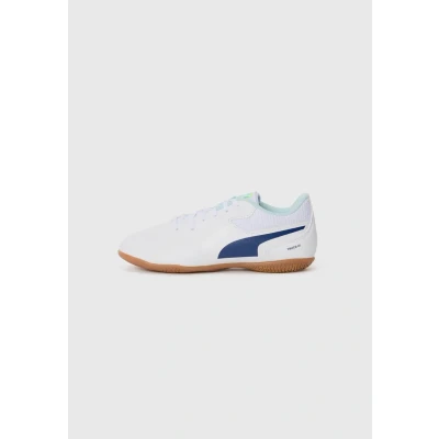 Abbildung von Puma Truco III Unisex Fußballschuh Halle für Kinder, Größe: 35, White/aqua fizzy light Schuhe