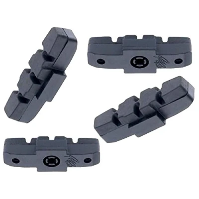 Abbildung von 4 x Bremsgummi Bremsschuh Bremsbelag schwarz für Magura hydraulische Felgenbremse HS 11 33