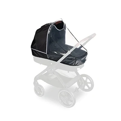 Abbildung von hauck Universal Regenschutz Kinderwagen Babywanne, Reflektierende Umrandung, Kontakt Fenster, Gute Luftzirkulation, Einfache Befestigung, Kompatibel mit Runner Serie, Transparent