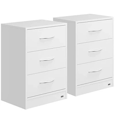 Abbildung von Casaria Nachttisch Eloise (2 St), CASARIA® 2x weiß