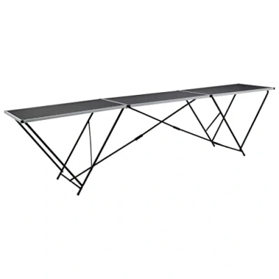 Abbildung von vidaXL Klapptisch MDF Aluminium Tapeziertisch Multifunktionstisch Arbeitstisch