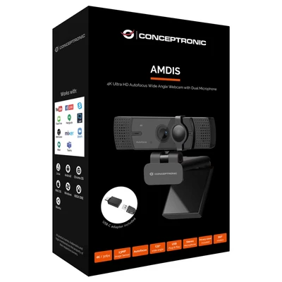 Abbildung von Conceptronic AMDIS08B Weitwinkel Webcam