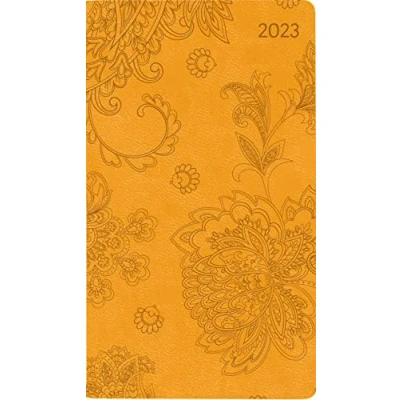 Abbildung von Ladytimer Slim Deluxe Honey 2023 Taschen Kalender 9x15,6 cm Tucson Einband mit Motivprägung Weekly 128 Seiten Alpha Edition
