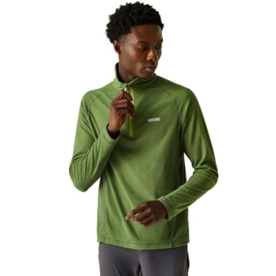 Abbildung von Regatta Herren Men&#039;s Montes Lightweight Half Zip Fleece, Piquant Green, L