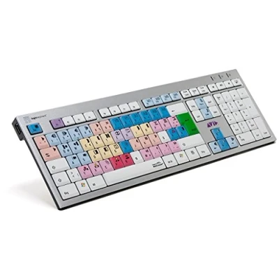Abbildung von LogicKeyboard LKB MCOM4 AJPU DE Avid Media Composer Slim PC Tastatur, Silber