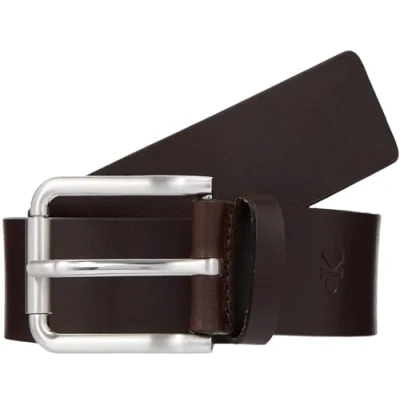 Abbildung von Calvin Klein Herren Gürtel Classic Roller Casual aus Leder, Braun (Bitter Brown), 130 cm