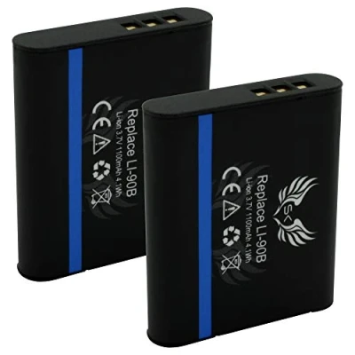 Abbildung von 2X SK Akku Olympus Li 90b / 92b 1100mAh für Stylus XZ 2 Traveller SH 1 50 60 SP 100 EE/Tough TG 3 4 5