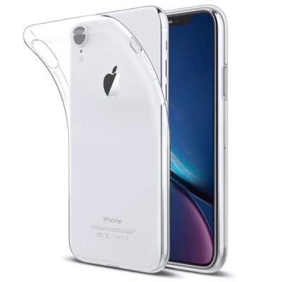 Abbildung von Beetop Kompatibel mit iPhone XR Hülle, Schutzhülle Ultradünn Handyhülle Transparent Weiche Silikon TPU Rückschale Case Cover Durchsichtig