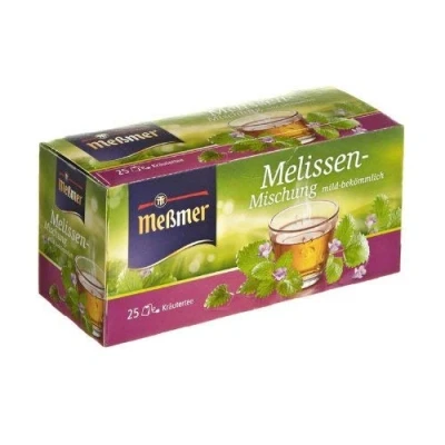Abbildung von Meßmer Melissen Mischung 25 Teebeutel Vegan Glutenfrei Laktosefrei