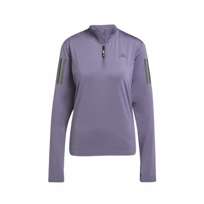 Abbildung von adidas Damen Own The Run Half Zip Jacket, Preloved Violet, M