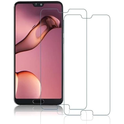 Abbildung von Cracksin Panzerfolie kompatibel mit Huawei P20 Pro [2 Stück] Displayschutzfolie, Schutzfolie [kein Glas] 9H,100% Fingerabdrucksensor Nano Tech