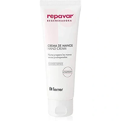 Abbildung von Repavar Handcreme mit Hagebutte, Hyaluronsäure und Kollagen Angereichert Vitamin E Glycerin Pflegt, Spendet Feuchtigkeit Regeneriert Trockene Rissige Hände 75 ml