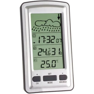 Abbildung von TFA® AXIS 35.1079 Wetterstation silber