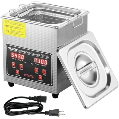 Abbildung von VEVOR Ultraschallreiniger 2L Ultraschallreinigungsgerät mit Digitaler Anzeige 0 30 Min