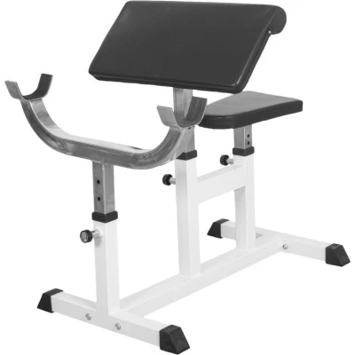Abbildung von GORILLA SPORTS Hantelbank Curlbank 96x65 x 83 103 cm, bis 200 kg, Curlpult 5 fach verstellbar, (1 tlg)
