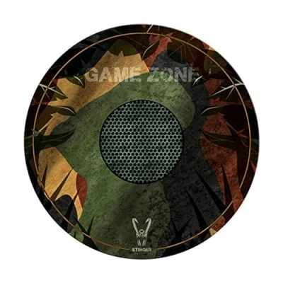 Abbildung von Woxter Stinger Floorpad Camouflage Boden Spielmatte, Bodenmatte Bodenbelag Wasserbeständig, Waschbar, 100% Mikrofaser, Durchmesser 120 cm, Farbtarnung