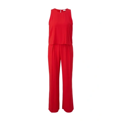 Abbildung von s.Oliver Black Label Algemeen Jumpsuit, Damen, Größe: 46, Preiselbeere