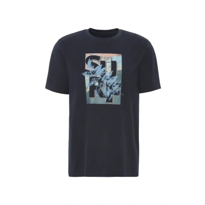 Abbildung von John Devin T Shirt, Rundhalsshirt mit Surf Aufdruck aus reiner Baumwolle