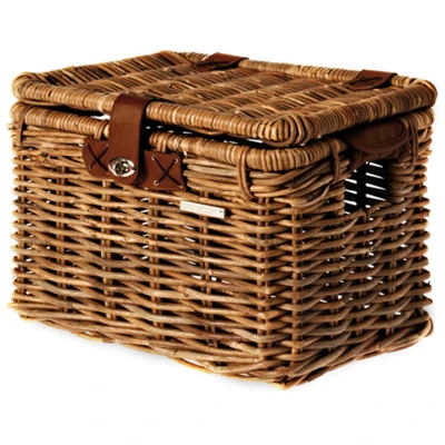 Abbildung von Rattan Fahrradkorb Für Vorne Basil Denton M 39 X 27 25 Cm Braun