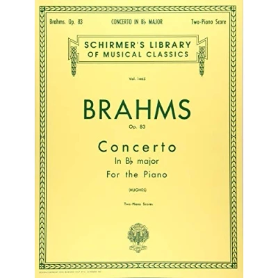 Abbildung von Concerto No. 2 in Bb, Op. 83: Schirmer Library of Classics Volume 1465 Piano Duet (Schirmer&#039;s Musical Classics)