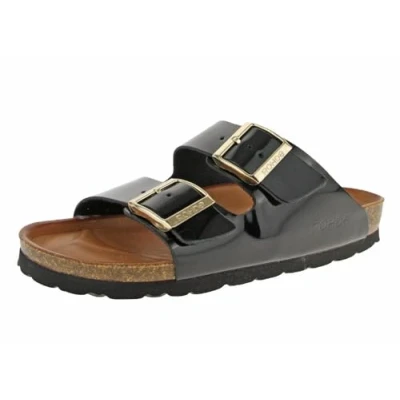 Abbildung von Rohde Pantolette flach, Damen, Größe: 39, Gold Schuhe