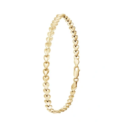 Abbildung von Lucardi HART Armband goldcoloured, Damen, Größe: 18cm, Gold coloured