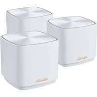 Abbildung von ASUS ZenWiFi XD5 AX3000 3er Set Weiß kombinierbarer Router (Whole Home Mesh WiFi 6 System, Abdeckung von bis zu 465m², 160 MHz, 3000 Mbit/s, AiMesh, AiProtection)