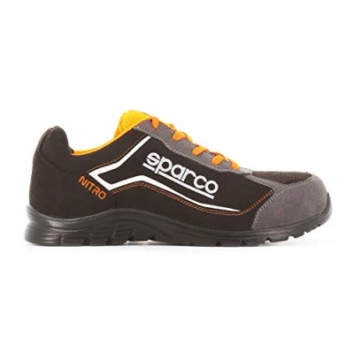 Abbildung von SPARCO TEAMWORK Scarpa Antinfortunistica Da Lavoro BASSA PER UOMO E DONNA NITRO S3 SRC, Unisex Erwachsene Brandschutzstiefel, NERO/GRIGIO, 38 EU
