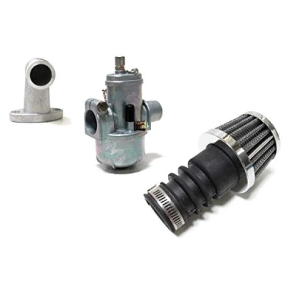 Abbildung von 15mm Vergaser Ansaugstutzen Luftfilter Set für Puch Maxi Mofa Moped Mokick