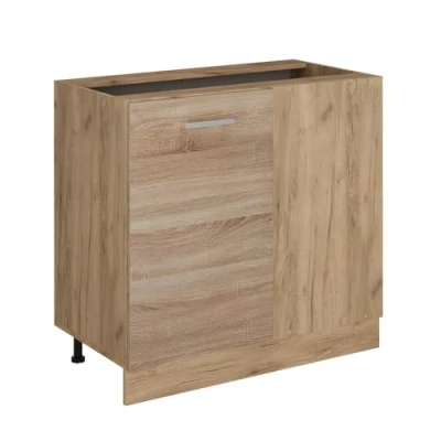 Abbildung von Vicco Eckunterschrank R Line, Sonoma, 86 cm ohne Arbeitsplatte