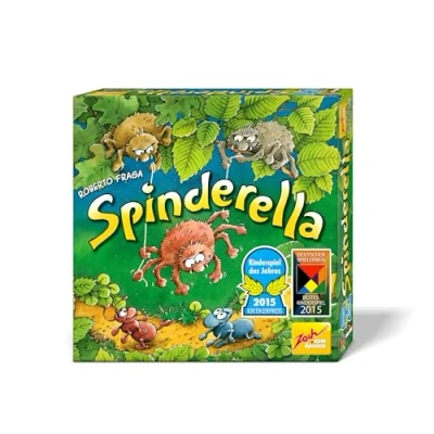 Abbildung von Zoch 601105077 Spinderella Kinderspiel des Jahres 2015 kindgerechtes Wettlaufspiel in unterschiedlichen Schwierigkeitsstufen, für Kinder ab 6 Jahren