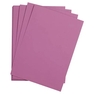 Abbildung von Clairefontaine 90776C Packung mit 25 Bogen Zeichenpapier Etival Color, DIN A3, 29,7 x 42cm, 160g, 1 Pack Violett
