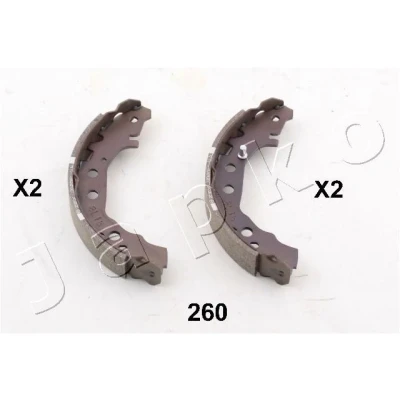 Abbildung von JAPKO 55260 Bremsbacken Hinterachse 180 28 TOYOTA: iQ