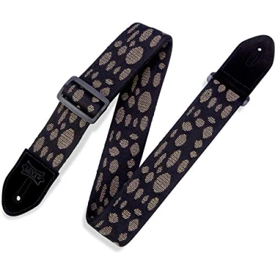 Abbildung von Levy&#039;s MC8VIN 002 Gitarrengurt Prints Cotton Suede Ends 2&quot; Spider Web