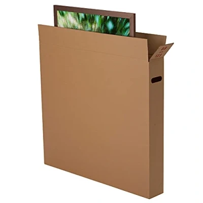 Abbildung von BB Verpackungen 5 x Bilderkarton 900 120 800 mm (2 wellig, braun)